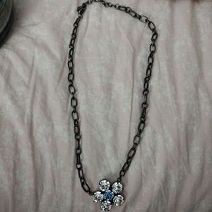 Swarovski flower crystal necklace